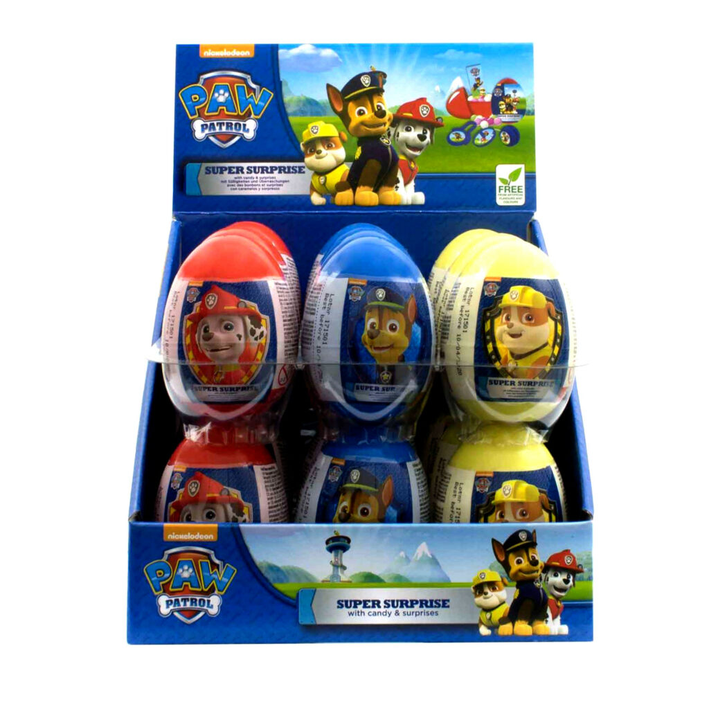 Paw Patrol Super Surprise Eggs Pieces X G Quay Confectionery